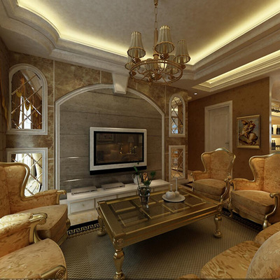 天然大理石石材室內(nèi)背景墻裝飾工程